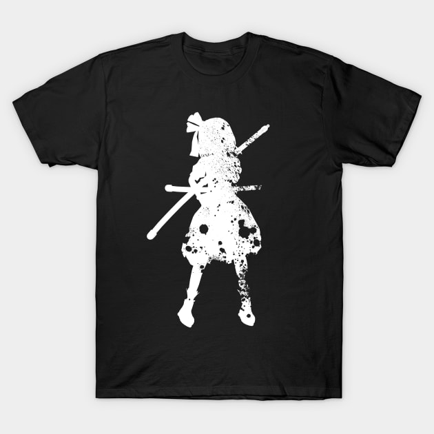 Youmu Konpaku - Grunge T-Shirt by SleepyFroggy